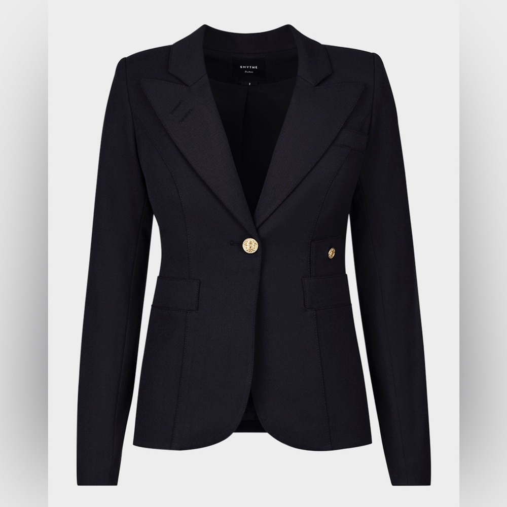 Smythe Classic Duchess Black Blazer